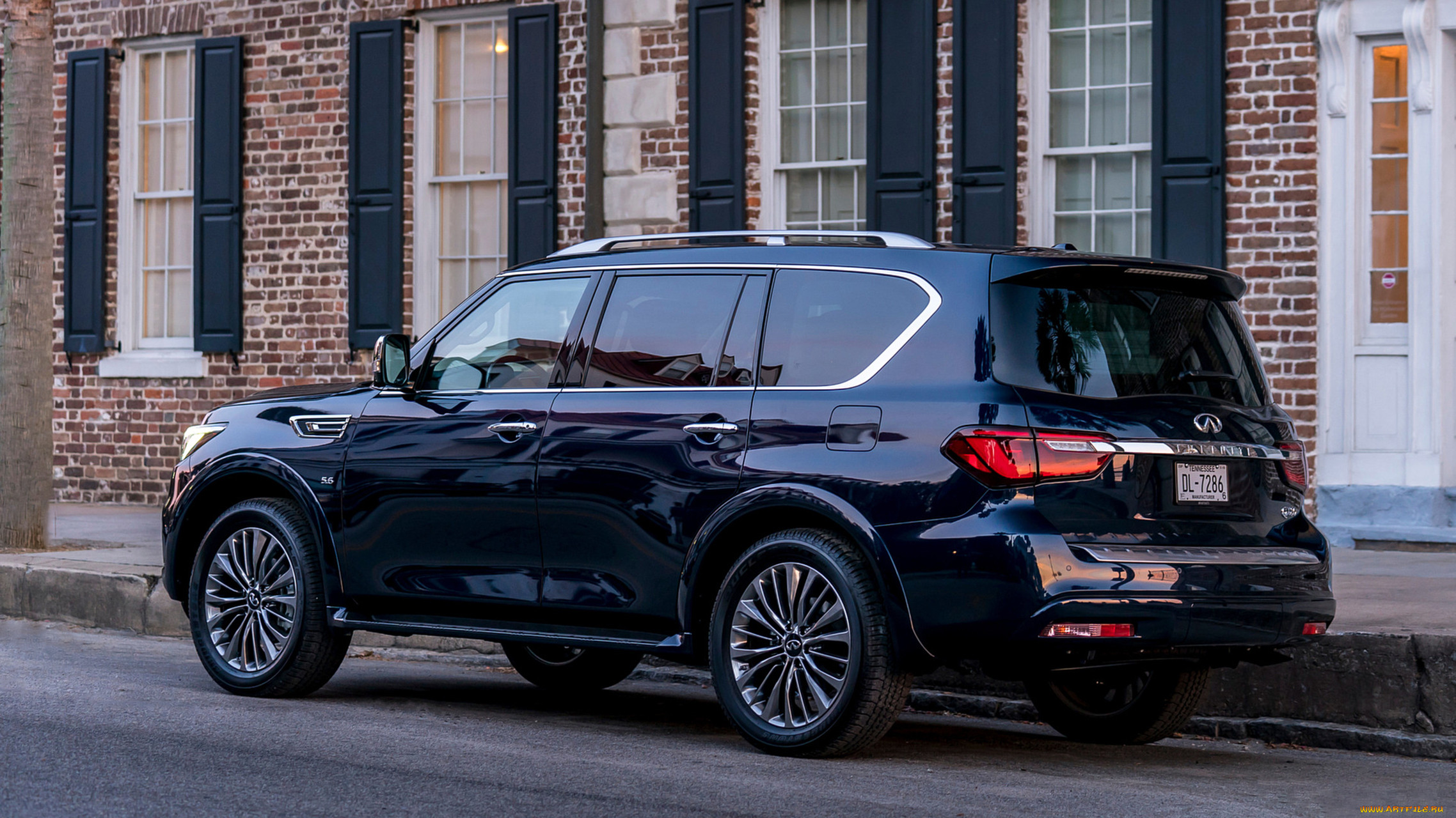 infiniti qx80 2018, , infiniti, blue, 2018, hermosa, color, qx80